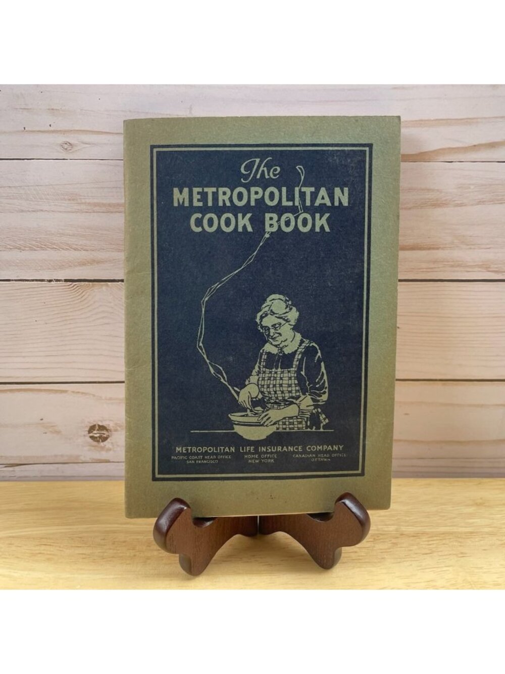 The Metropolitan Cook Book 1925 Antique Recipe Book Metropolitan Life Insurance